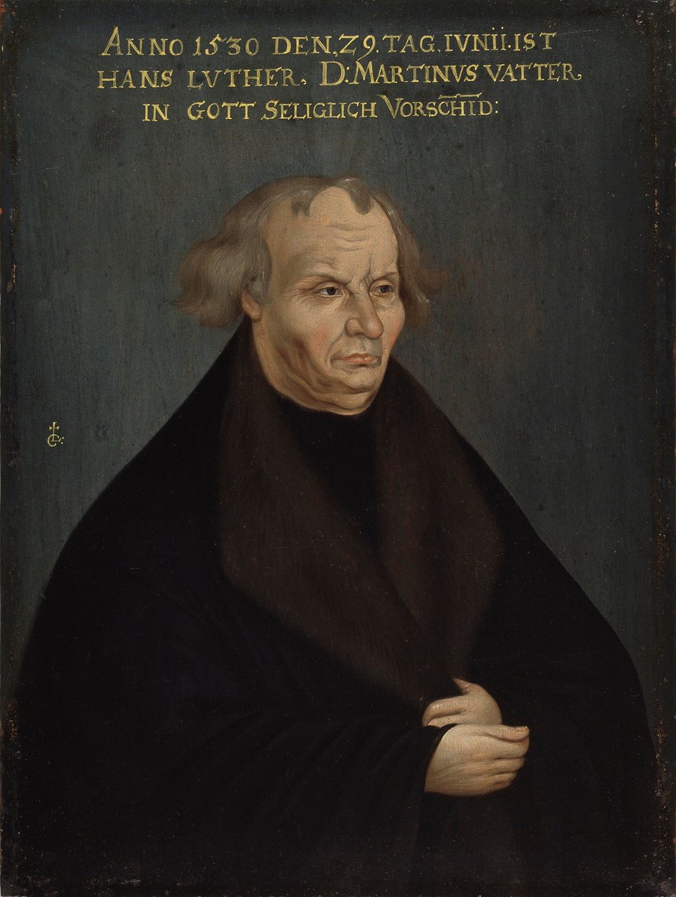 Portrét Hanse Luthera, kolem roku 1700 od after Lucas Cranach the Elder