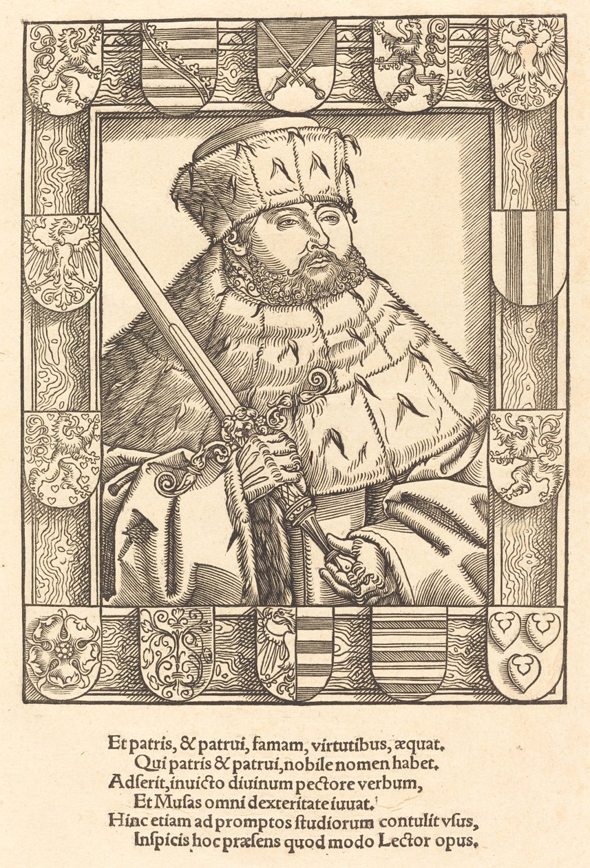 John Frederic Magnanimous ve volebním rouchu od after Lucas Cranach the Younger