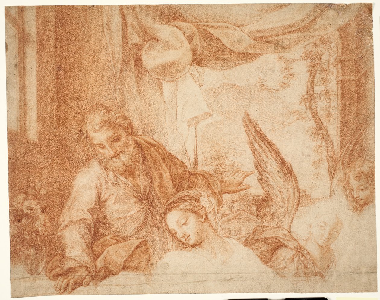 Svatá rodina od after Niccolò Berrettoni