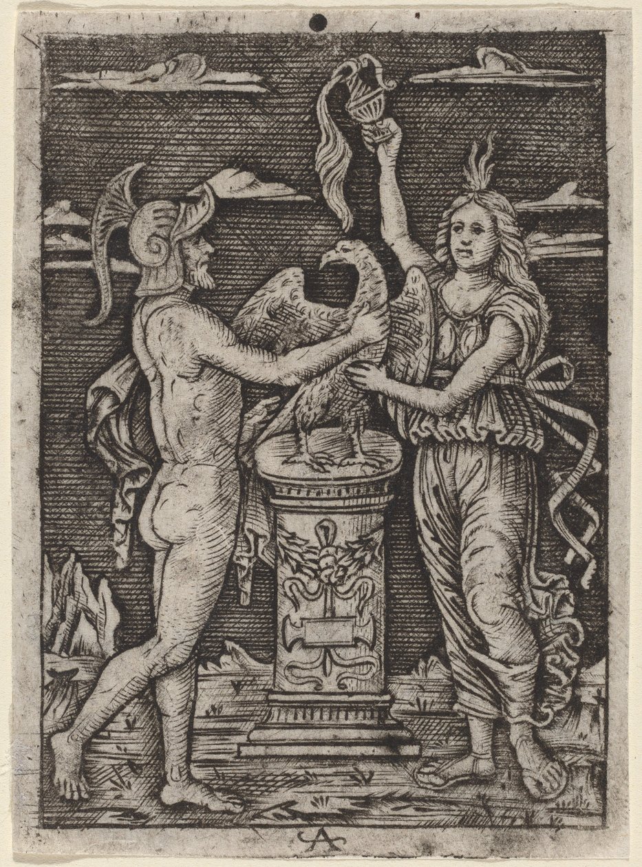 Zasvěcení orla od after Peregrino da Cesena