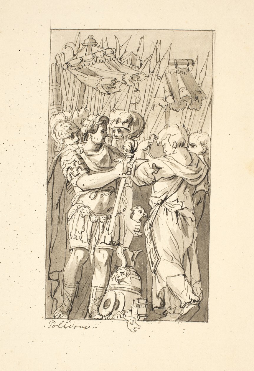 Scéna z římské historie od after Polidoro da Caravaggio