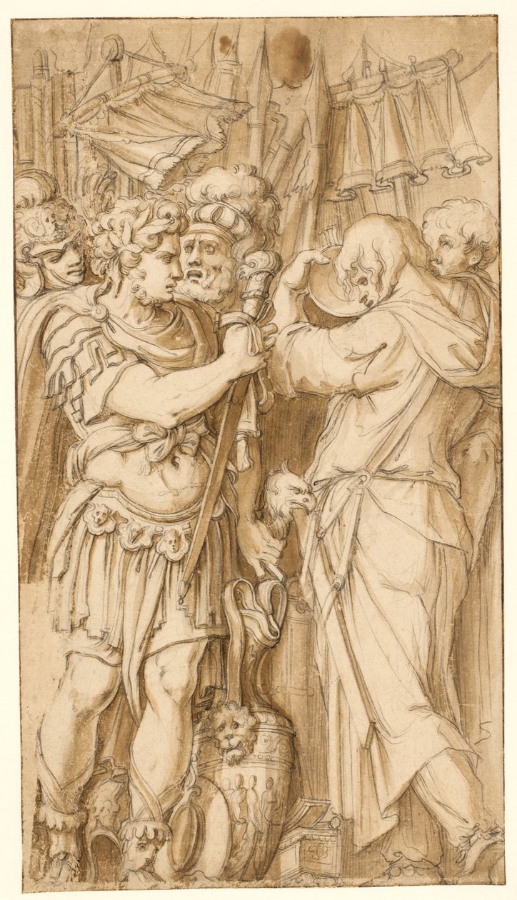 Scéna z římské historie od after Polidoro da Caravaggio