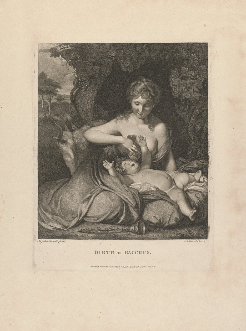 Narození Baccha od after Sir Joshua Reynolds
