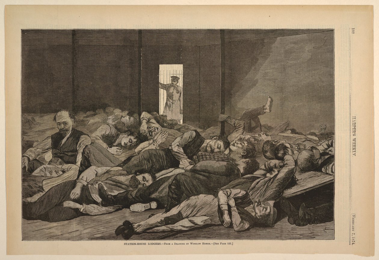 Nádražní domkáři od after Winslow Homer