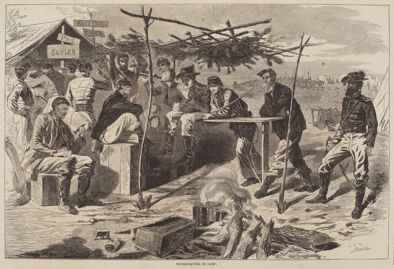 Díkůvzdání v Táboře od after Winslow Homer