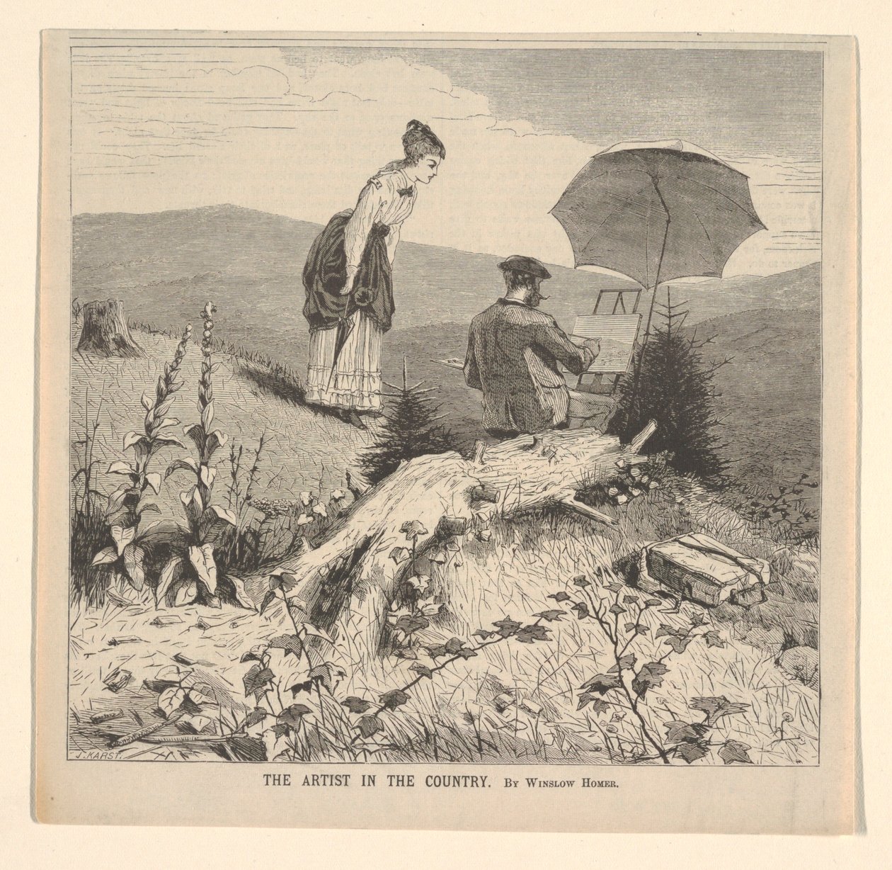 The Artist in the Country, z Appletons