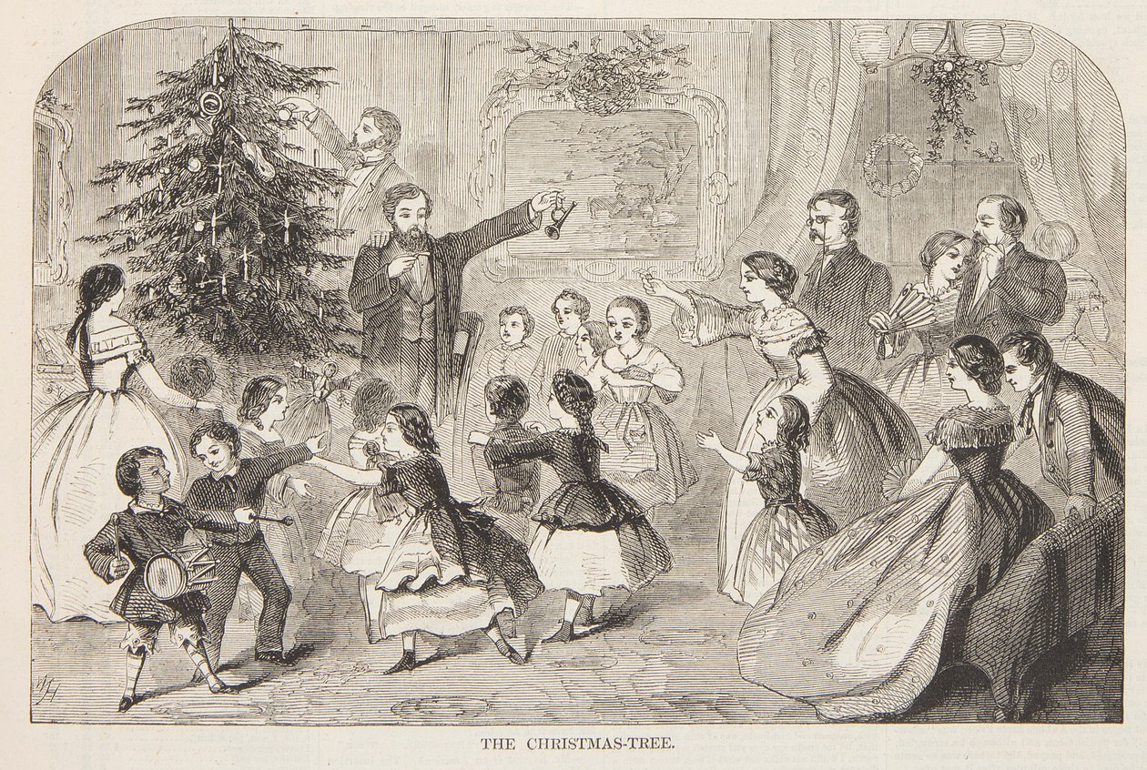 Vánoční stromeček od after Winslow Homer