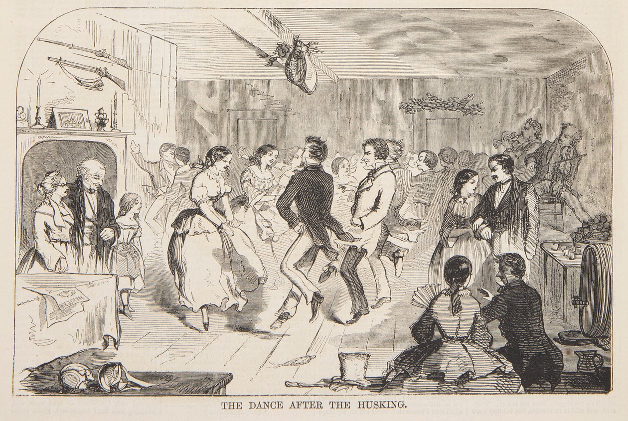 Tanec po loupání od after Winslow Homer