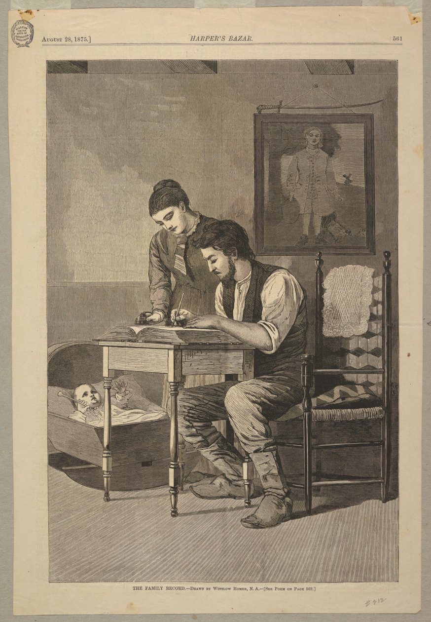 Rodinný záznam od after Winslow Homer