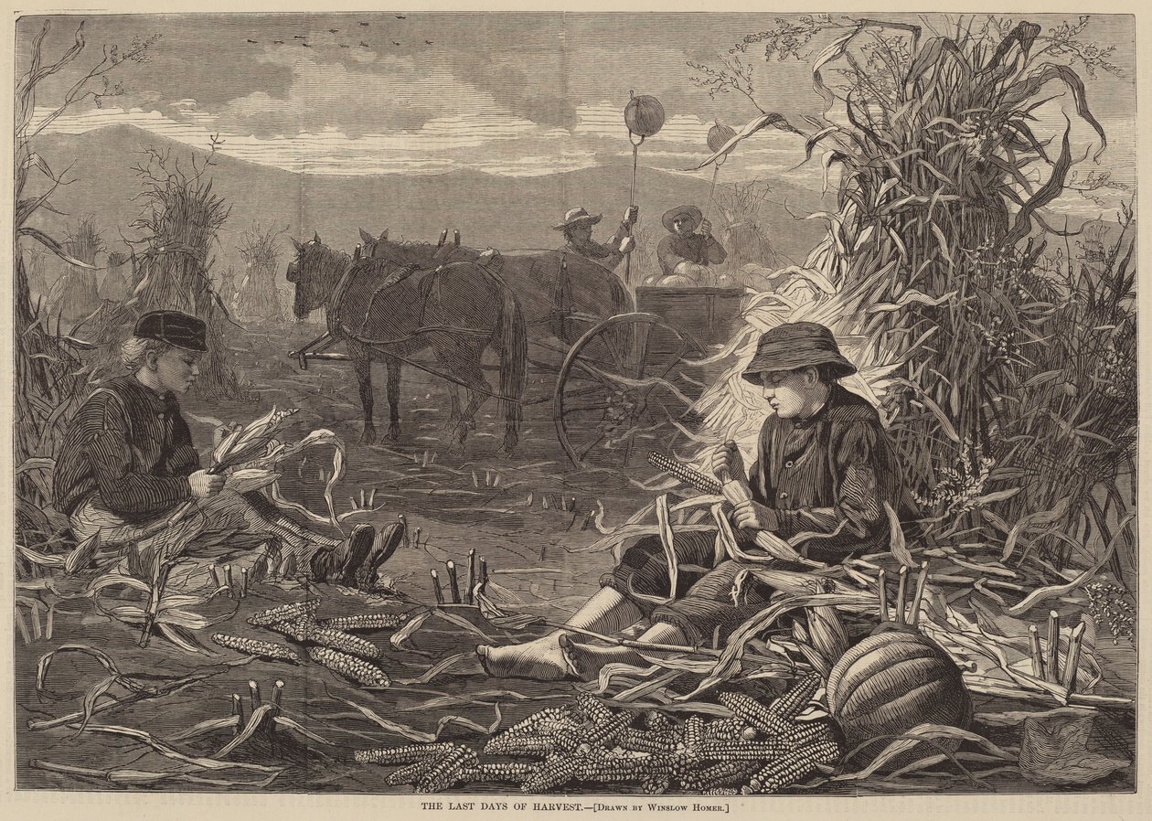 Poslední dny sklizně od after Winslow Homer
