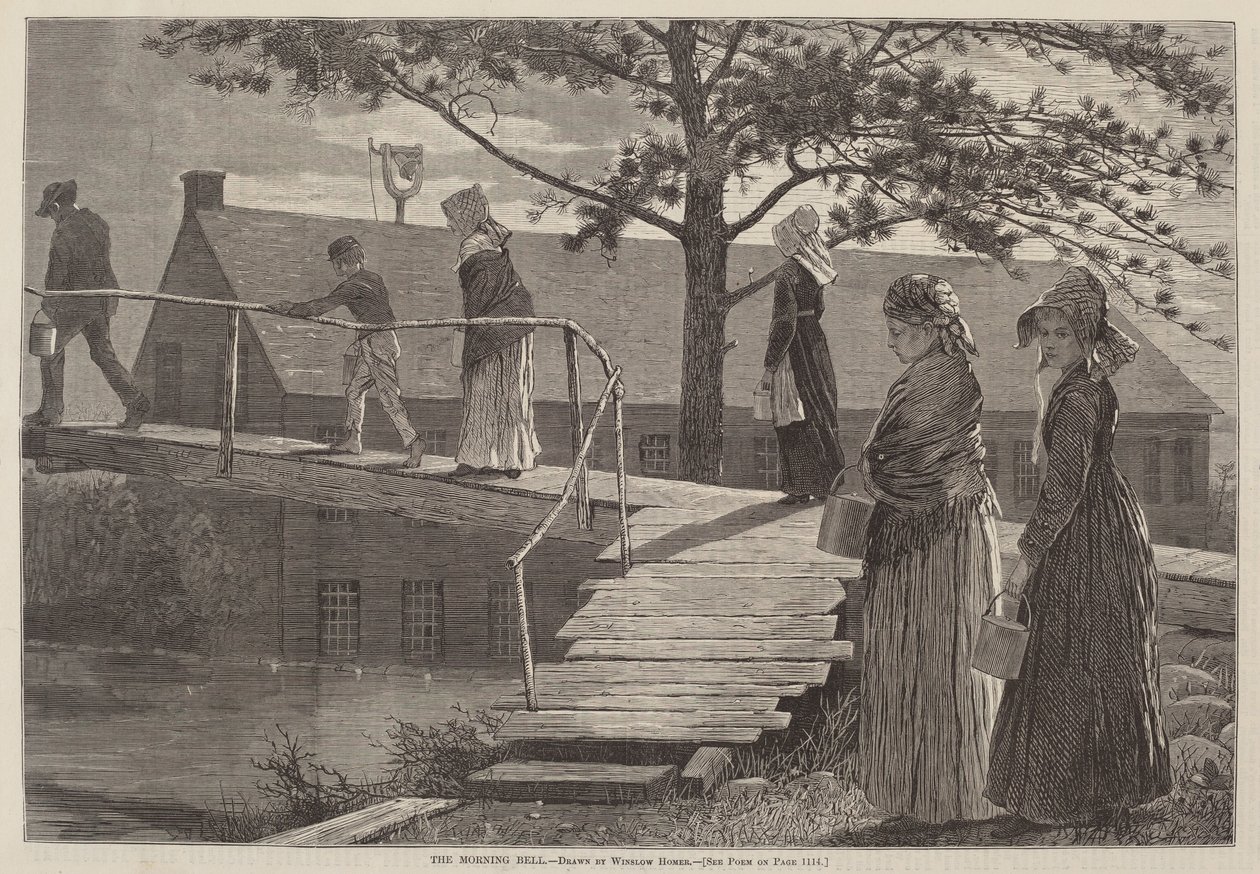 Ranní zvonek od after Winslow Homer