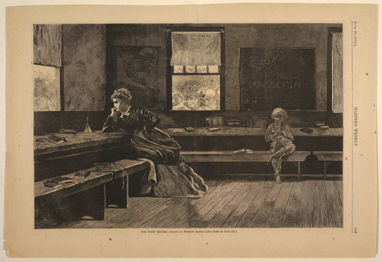 Polední přestávka od after Winslow Homer