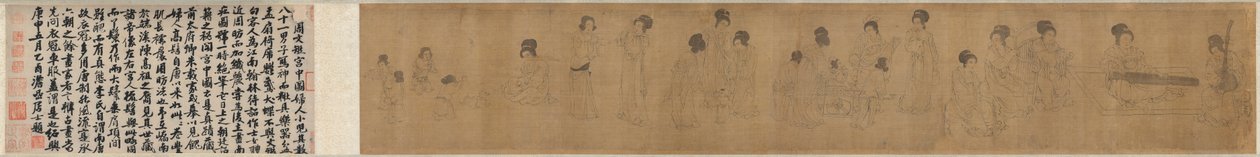 V paláci od after a work attributed to Zhou Wenju