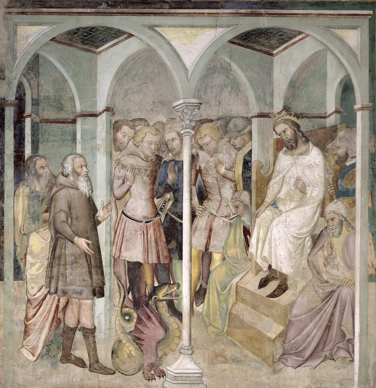 Mojžíš a drzý had, 1356-67 od also Manfredi de Battilori Bartolo di Fredi