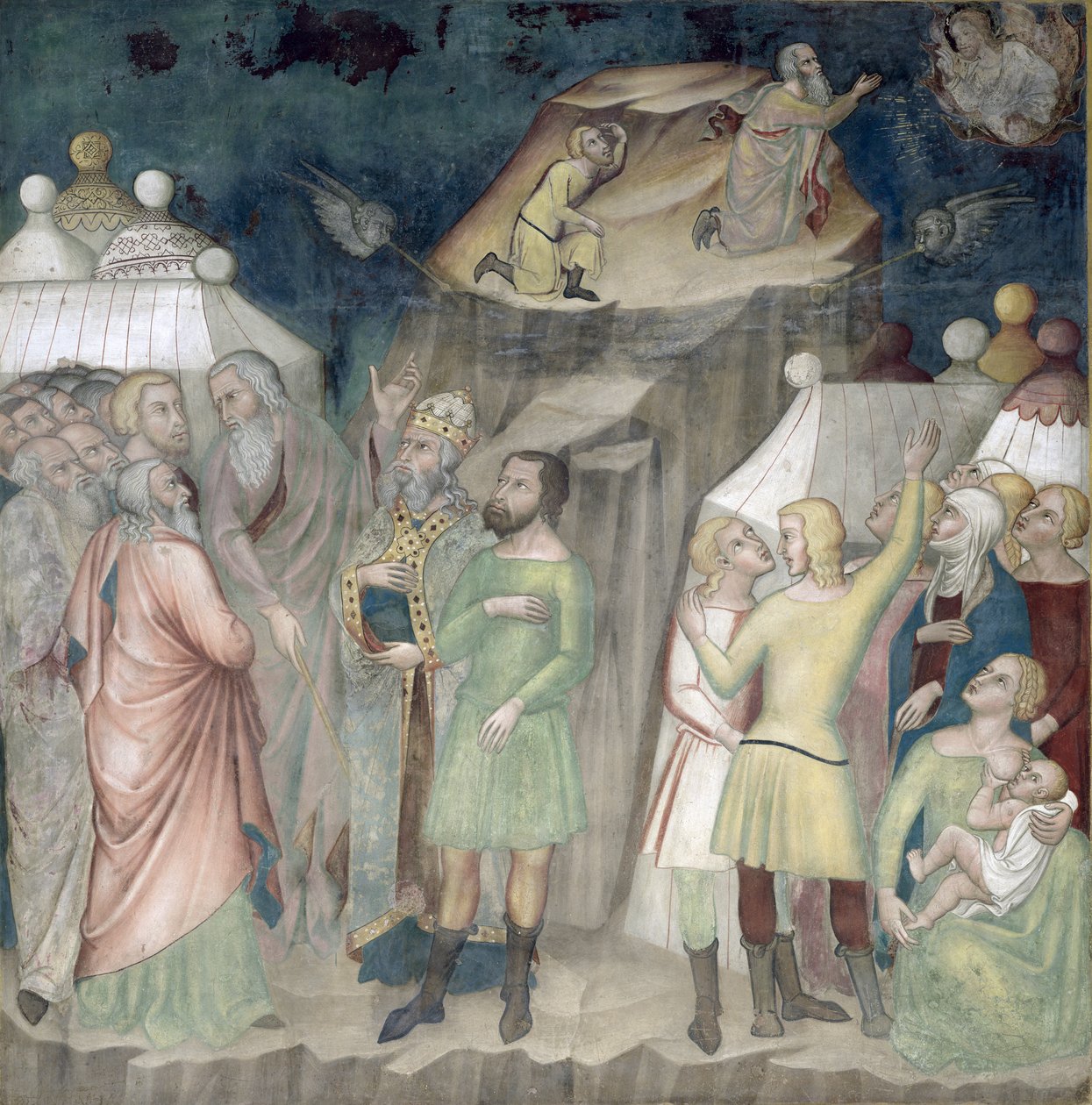 Mojžíš na hoře Sinaj, 1356-67 od also Manfredi de Battilori Bartolo di Fredi