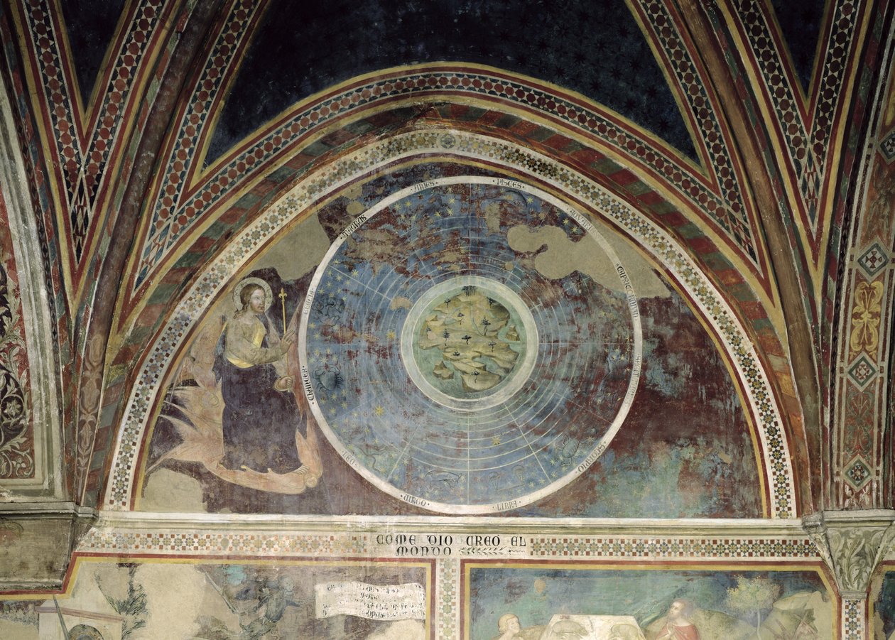 Stvoření světa, 1356-67 od also Manfredi de Battilori Bartolo di Fredi