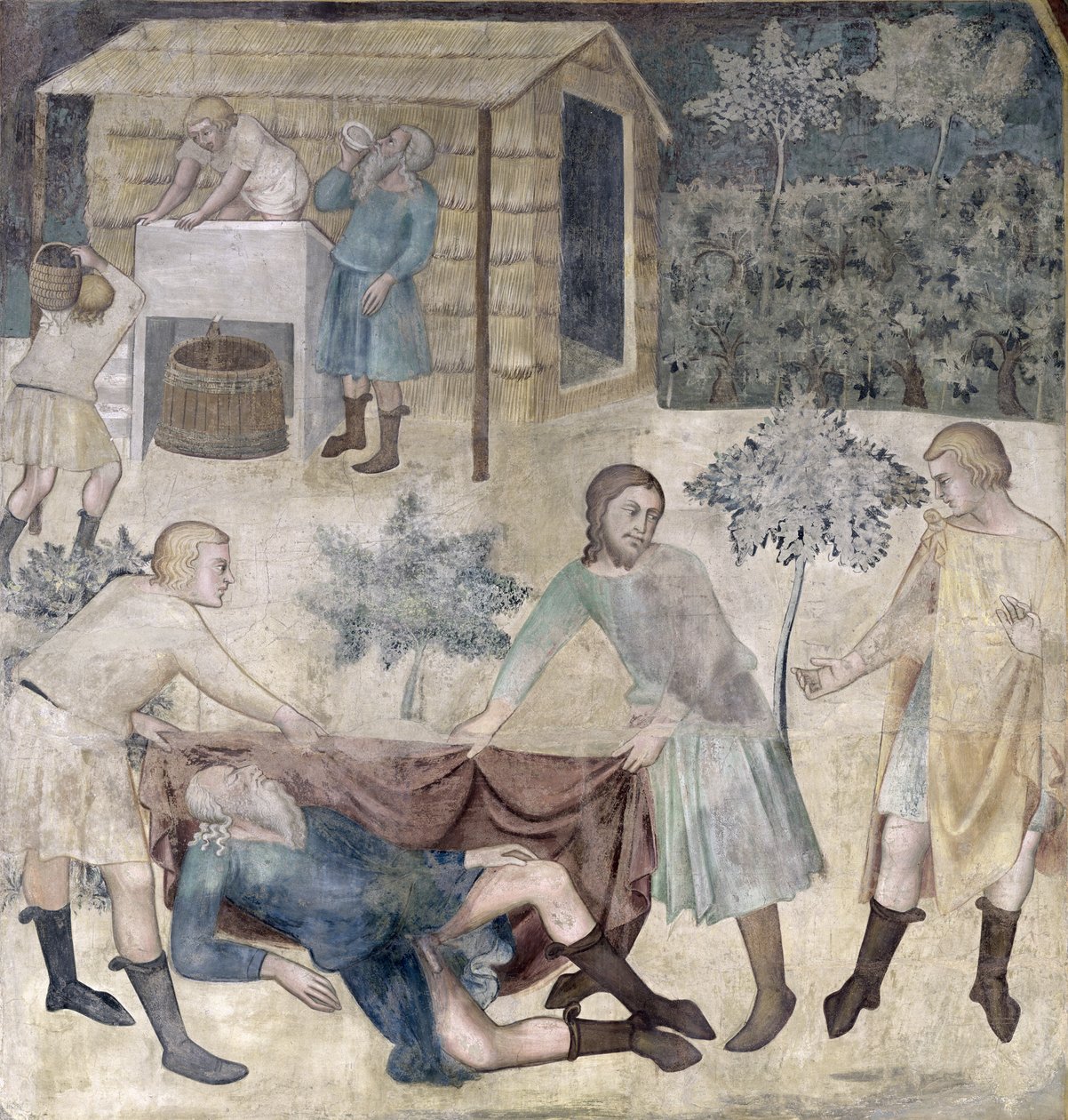 Opilost Noemova, 1356-67 od also Manfredi de Battilori Bartolo di Fredi