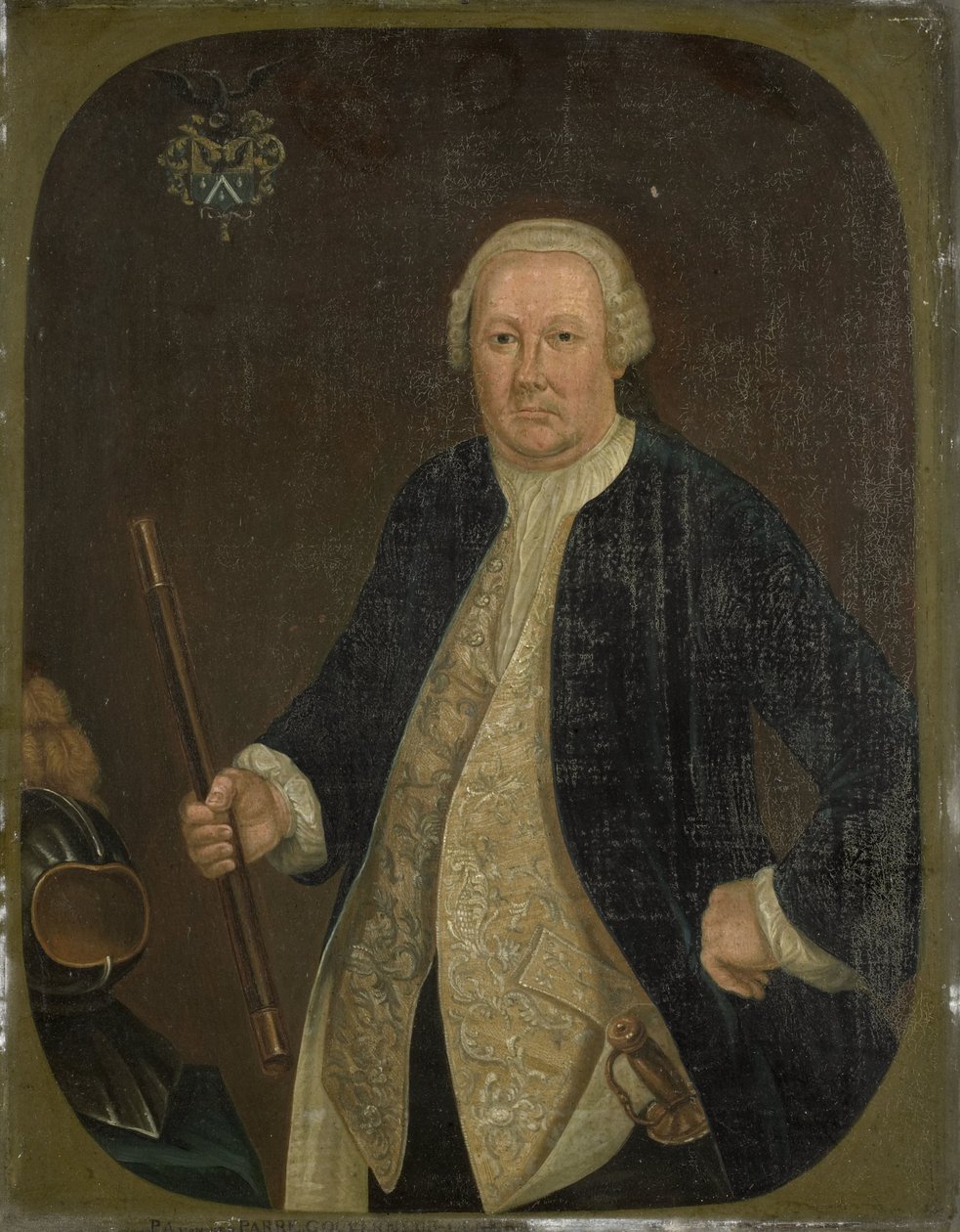 Portrét Petruse Albertuse van der Parra, generálního guvernéra Nizozemské Východoindické společnosti od anonymous (copy after)
