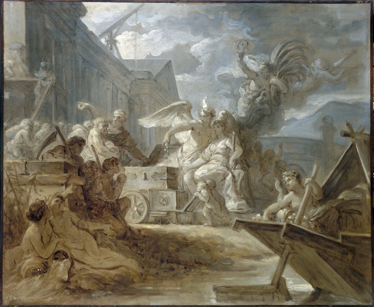 Francouzsky: Allégorie de la ville de Paris od anonymous 