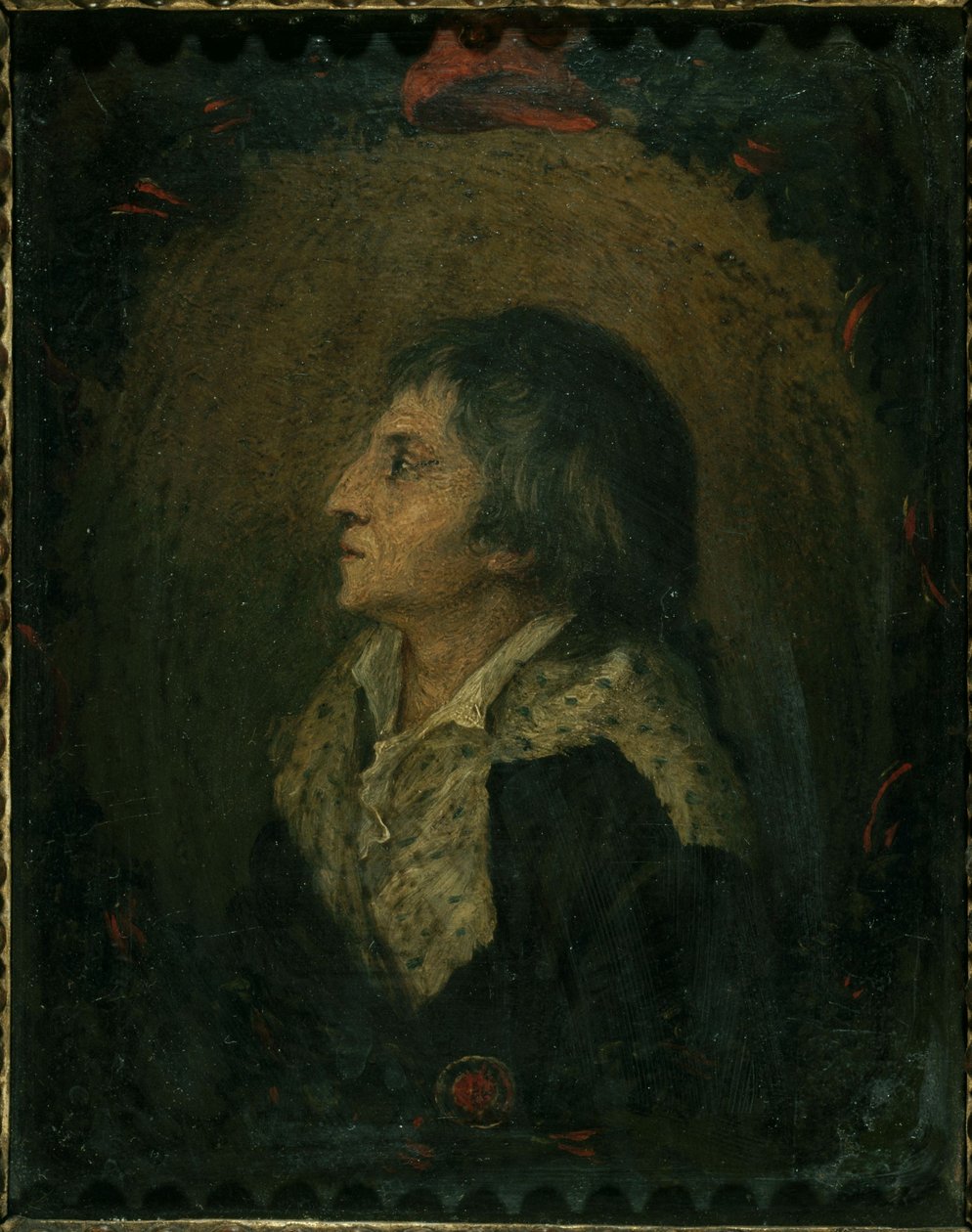 Francouzsky: Portrait de Jean-Paul Marat (1743-1793), publiciste et homme politique (P725) od anonymous 