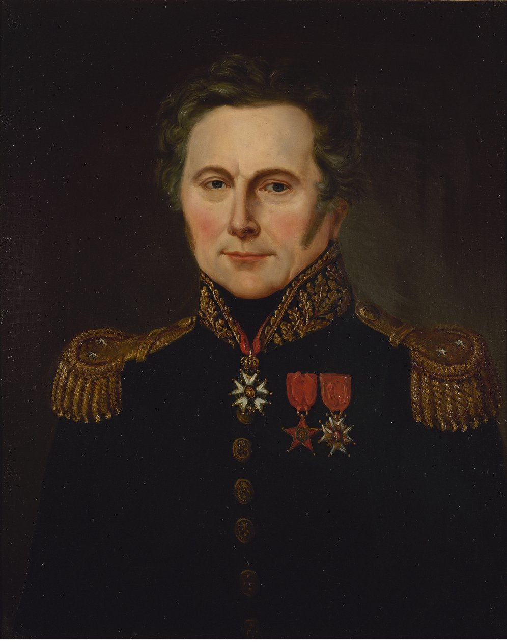 Francouzsky: Portrait du général Louis Hugo (1777-1843) od anonymous 