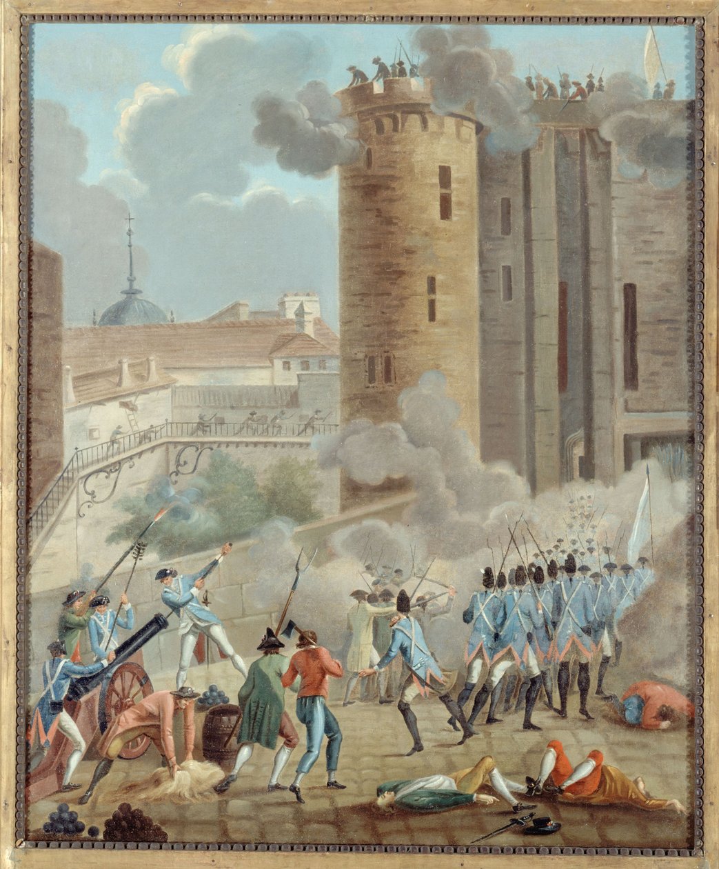 Francouzsky: Prise de la Bastille, 14. července 1789 (P742) od anonymous 