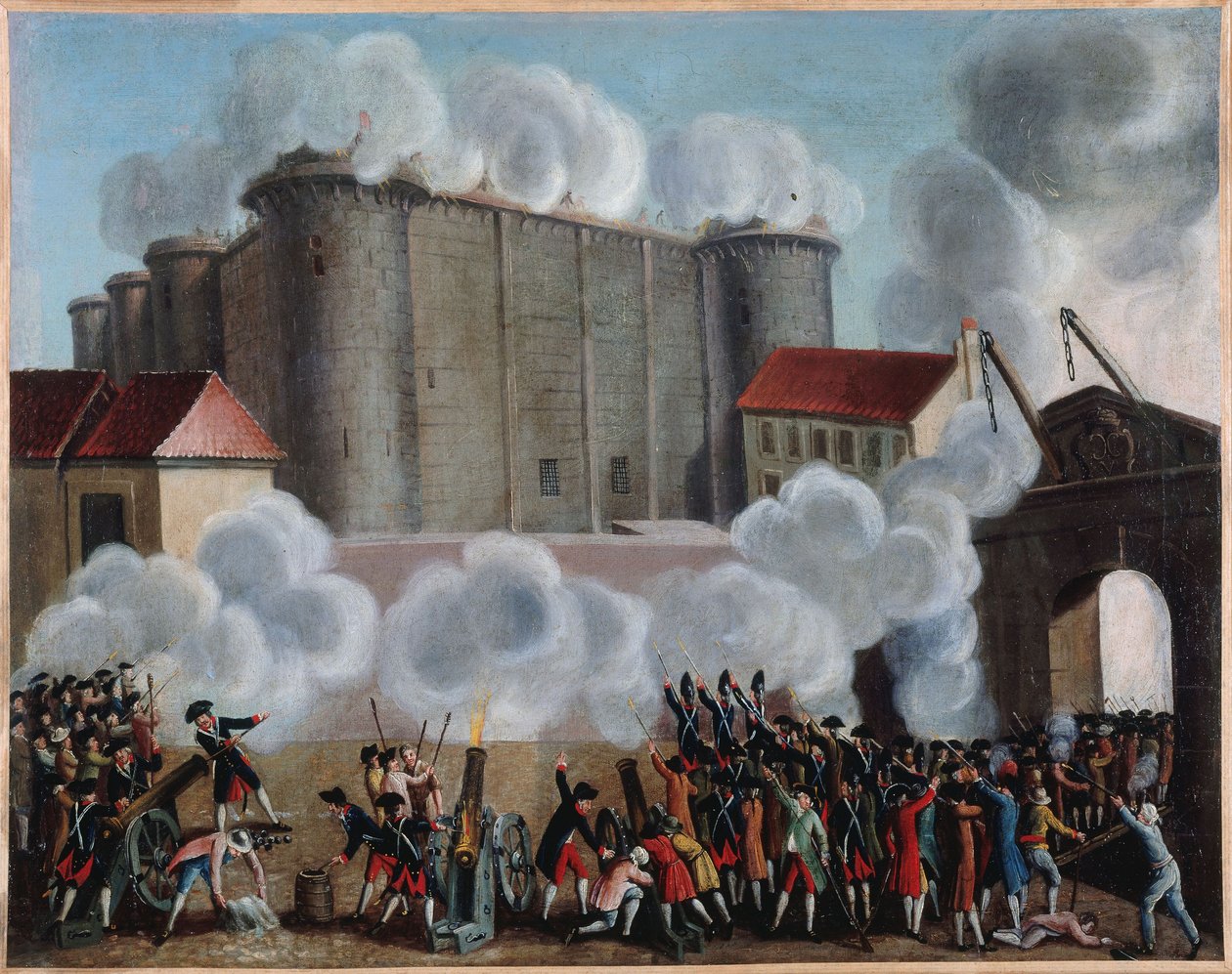 Francouzsky: Prise de la Bastille, 14. července 1789 (P804) od anonymous 