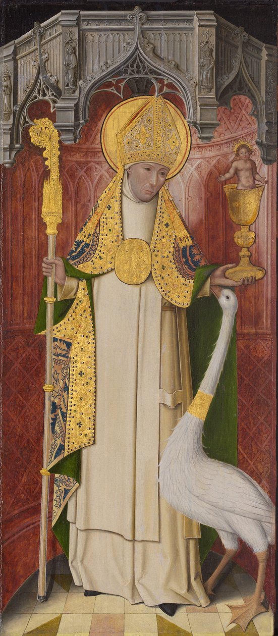 Francouzsky: Retable de la Chartreuse Saint-Honoré de Thuison-lès-Abbeville : Saint Hugues Oltářní obraz z Thuison-les-Abbeville: Svatý Hugo z Lincolnu od anonymous 