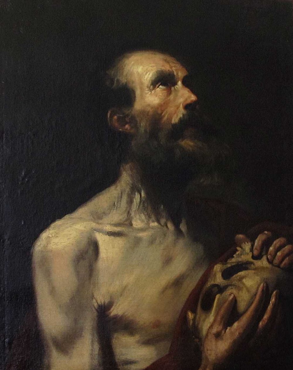 Svatý Jeroným v kajícnosti od Jusepe de Ribera