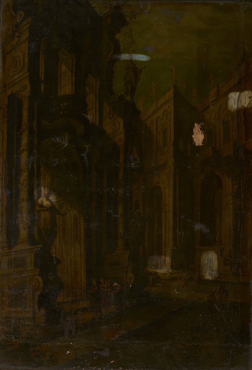 Architektonická fantasy, Zátiší od attributed to Vincenzo dal Re