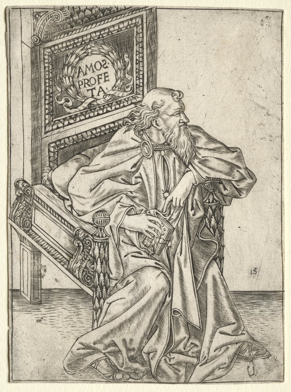 Proroci: Amos od attributed to Baccio Baldini
