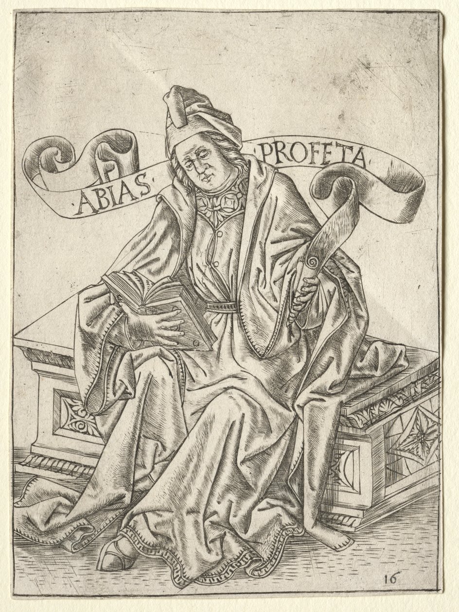 Proroci: Abdiáš od attributed to Baccio Baldini
