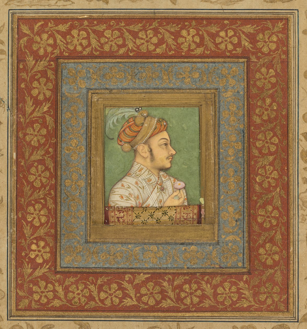 Portrét Murada Bakhshe (1624-1661) od attributed to Balchand