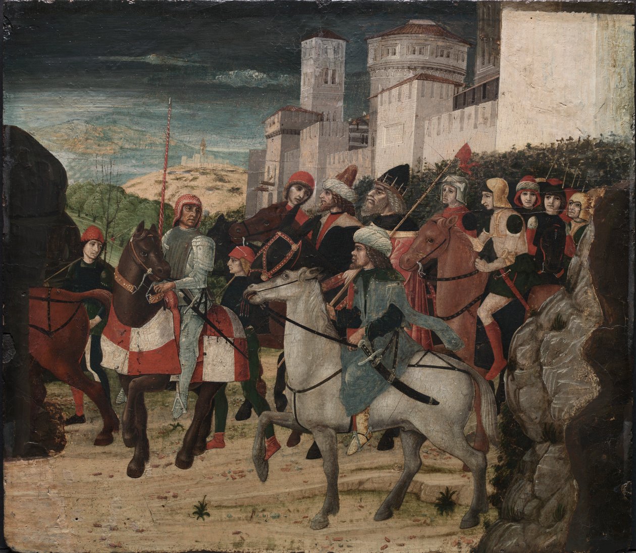 Průvod tří králů od attributed to Bernardo Parentino