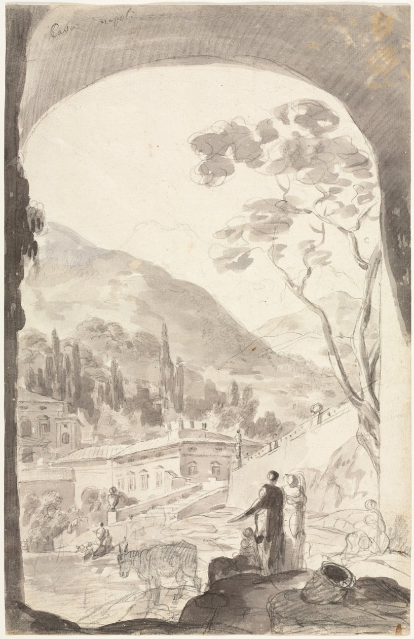 Neapolský lom od attributed to Jean Honoré Fragonard
