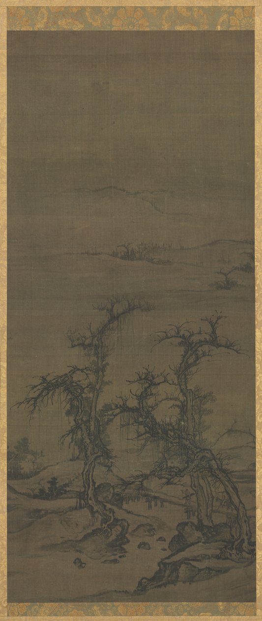 Nošení Qina na návštěvě od attributed to Luo Zhichuan
