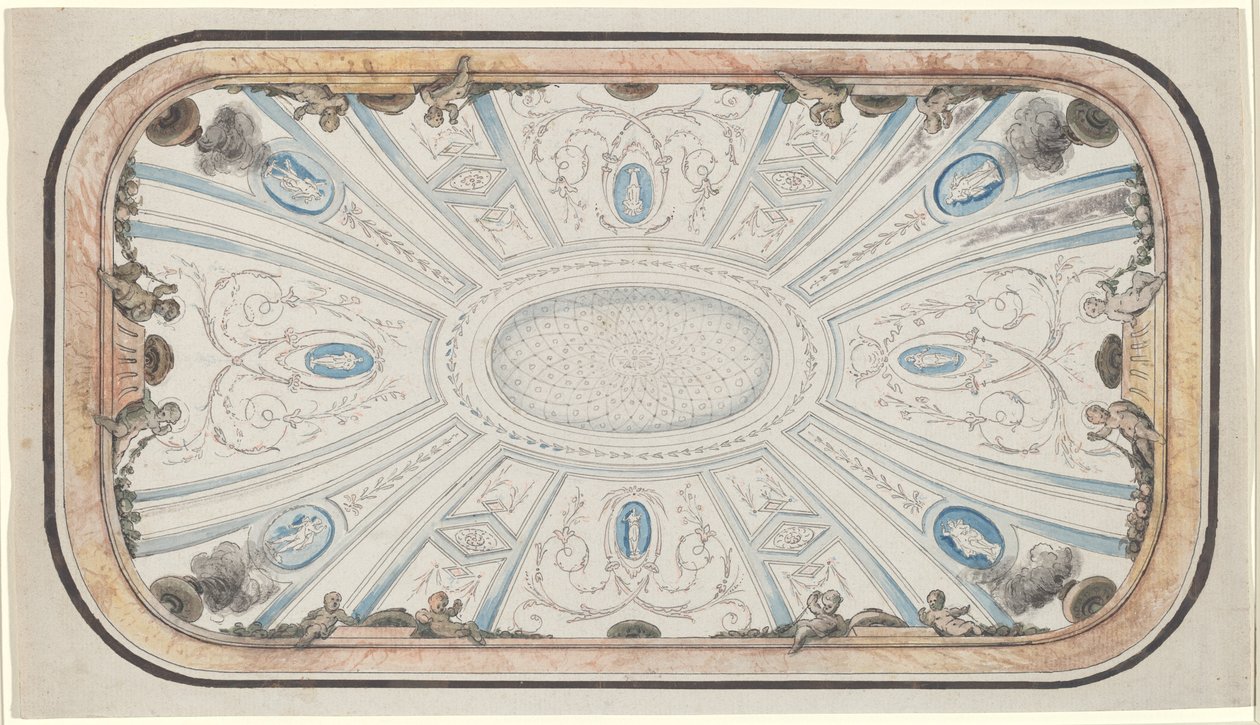 Design pro strop od attributed to Mauro Antonio Tesi