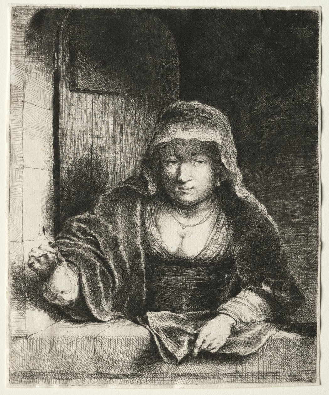 Žena s hruškou od attributed to Painter of the Royal Procession