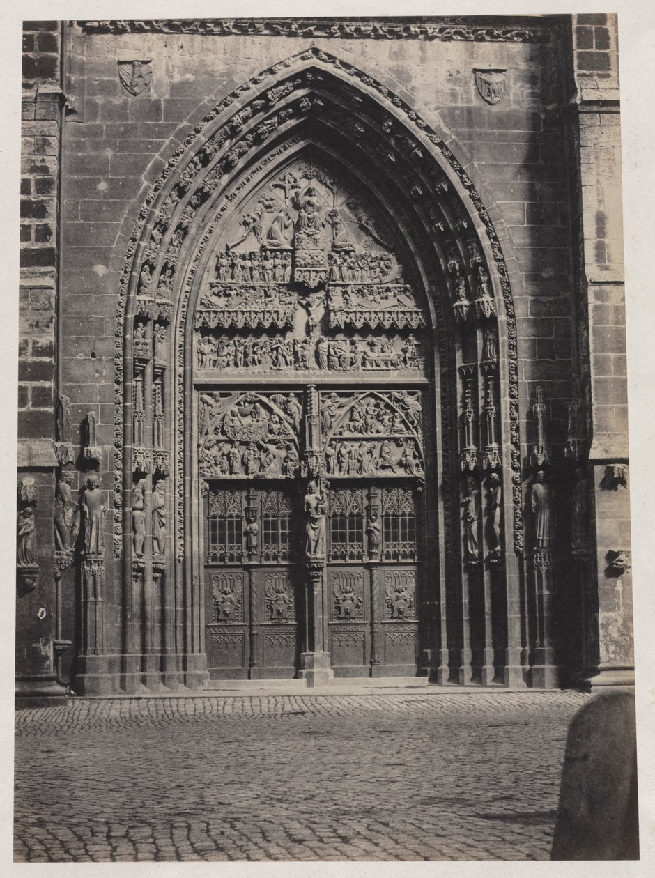 Vchod, katedrála svatého Lorenze, Norimberk od attributed to Schrag