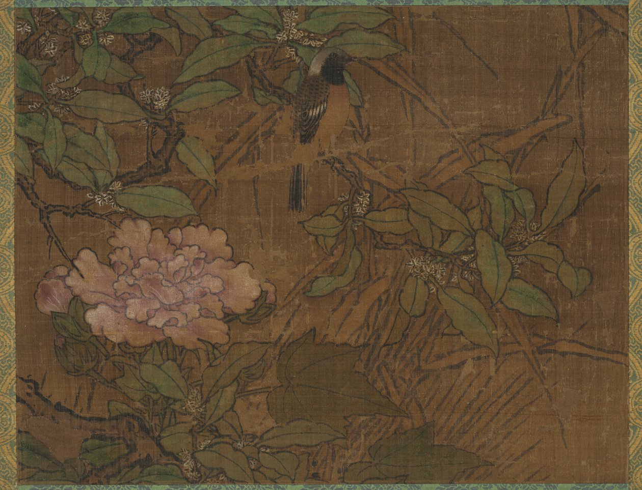 Ptáci a květiny od attributed to Sesshū Tōyō
