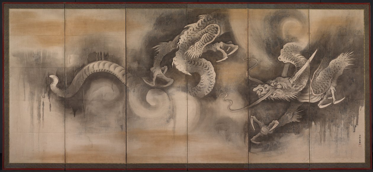 Drak od attributed to Soga Nichokuan