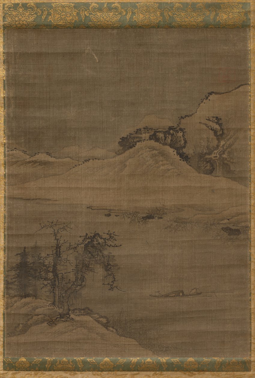 Krajina s rybáři od attributed to Yi Bul hae