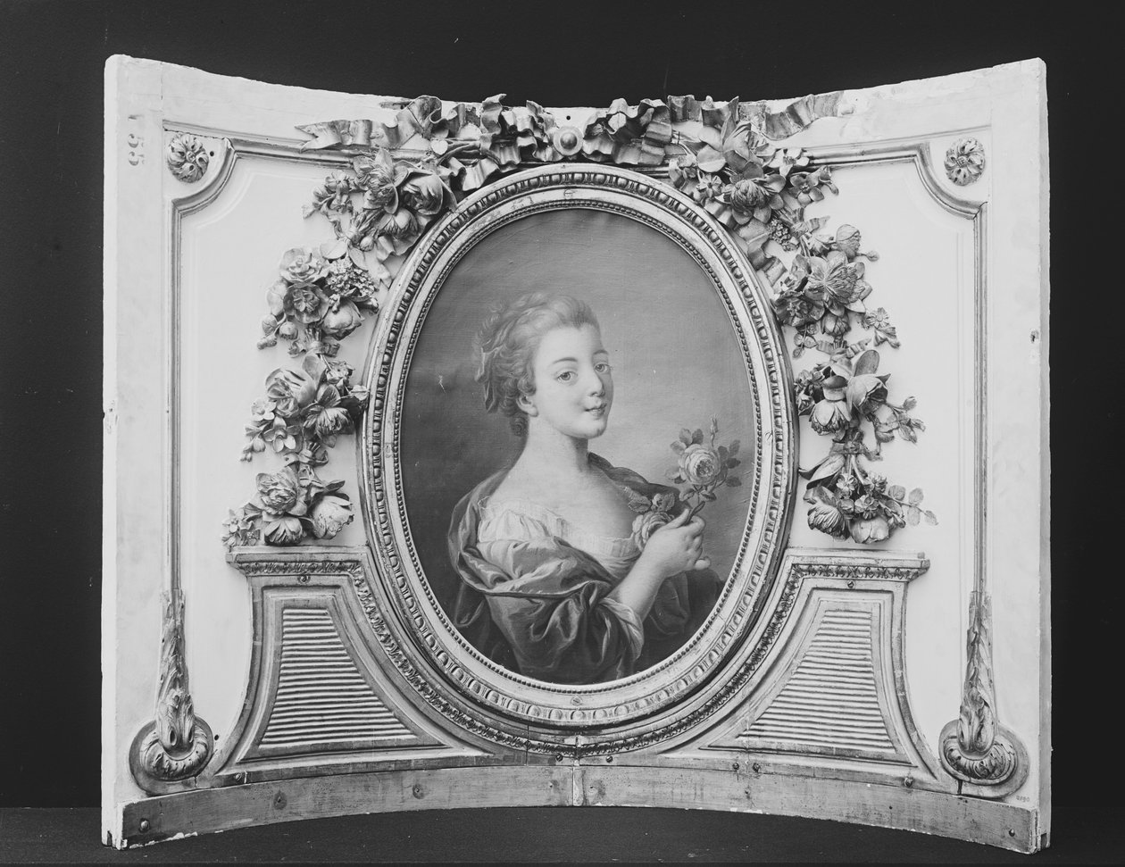 Žena s růží ze sady, 1770-90. od ca. 1775 . French Painter