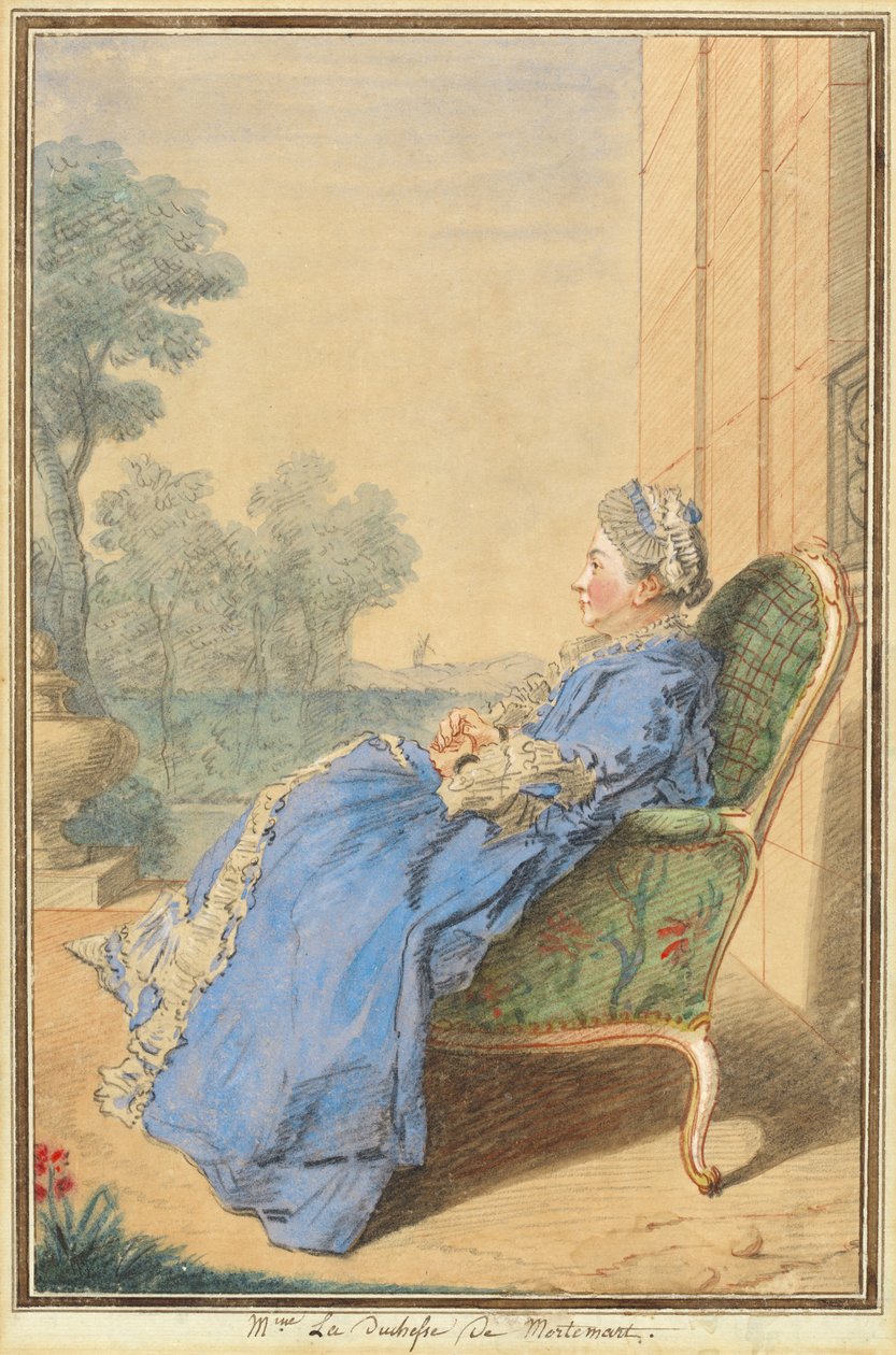 Madame vévodkyně z Mortemartu od called Carmontelle Louis de Carrogis