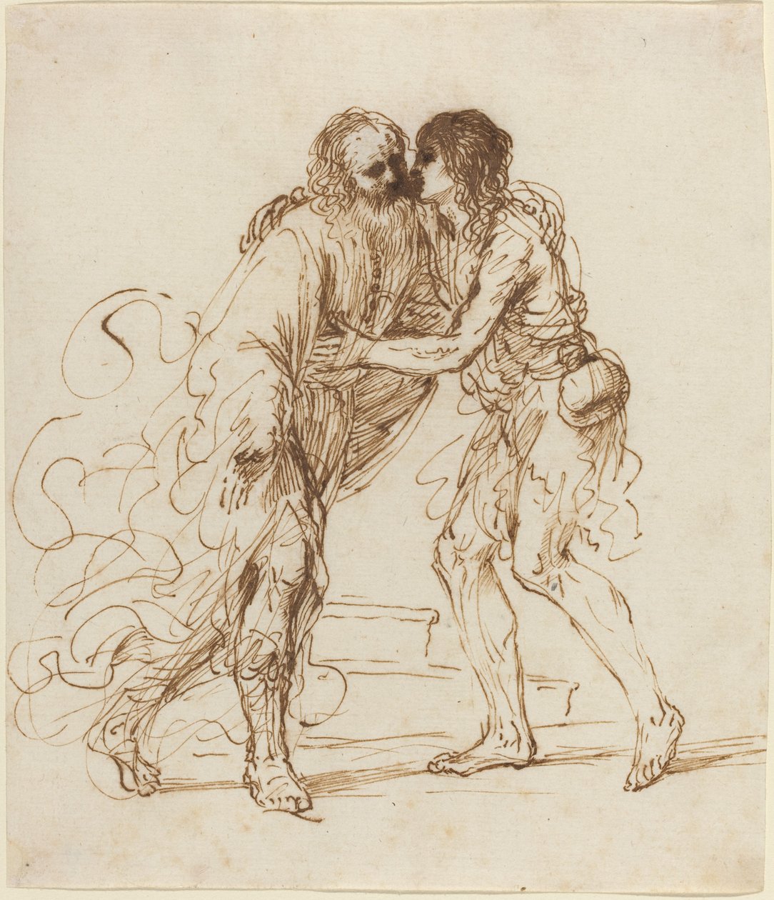 Návrat marnotratného syna od called Guercino Giovanni Francesco Barbieri
