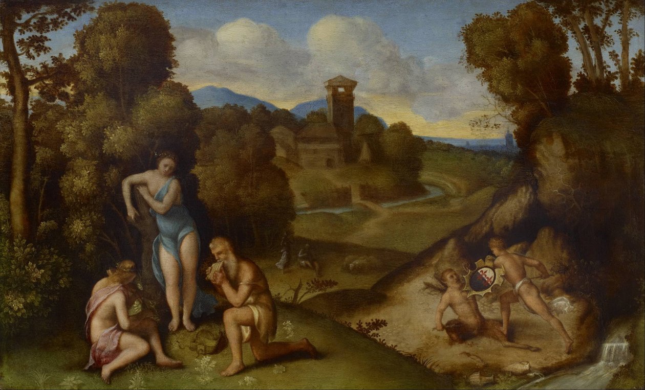 Alegorie od circle of Giorgione