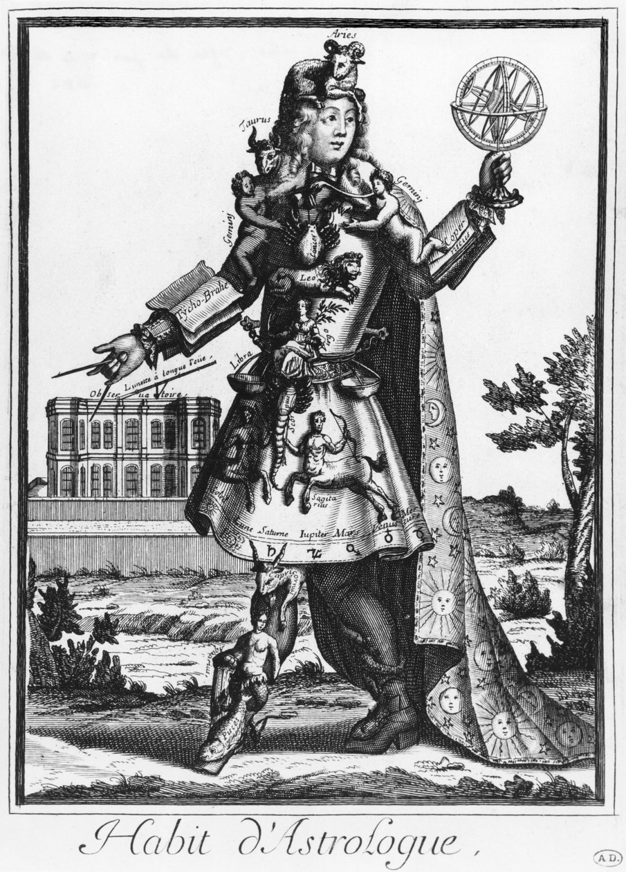 Kostým pro astrologa od Nicolas II de Larmessin