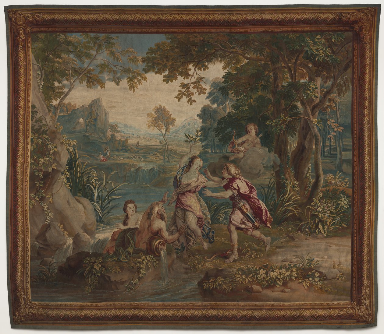Apollo a Daphne od design by Charles de La Fosse; cartoon by Zeger Jacob van Helmont