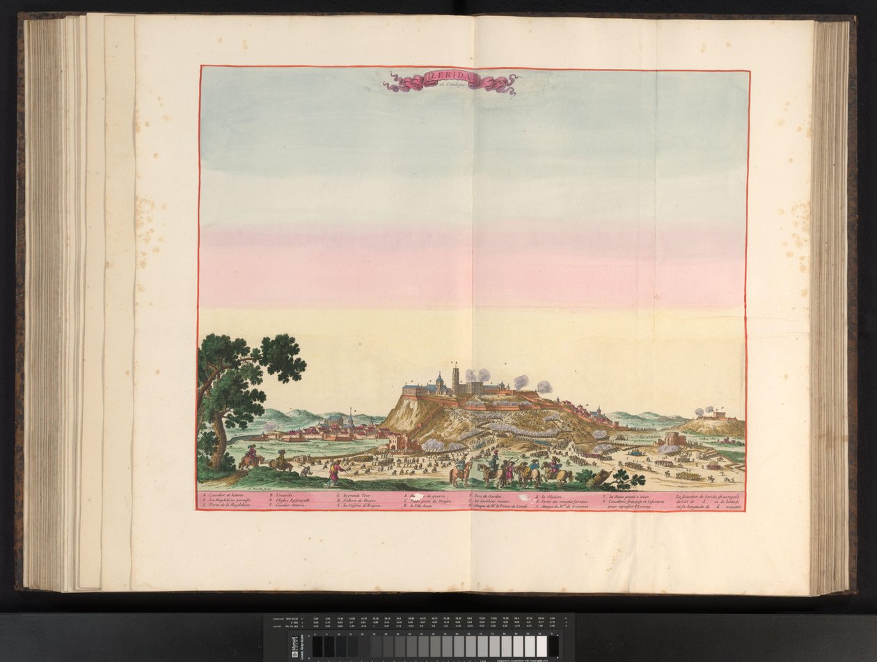 Sbírkový atlas s reprezentacemi Španělska a Portugalska Hispania et Portugallia (název na předmětu) od diverse vervaardigers