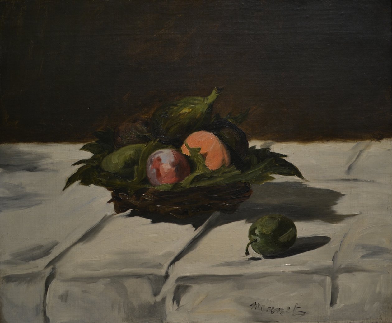 Košík ovoce od Édouard Manet